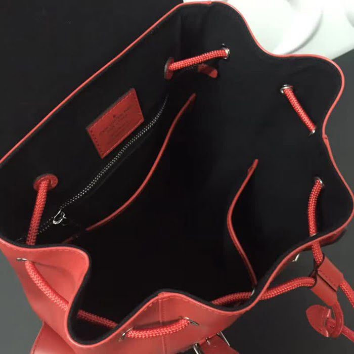 路易威登LV頂級原單M41709紅色LV Supreme 重磅推出 Christopher小號雙肩包 YDH2241